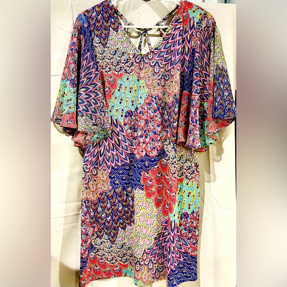 Women’s MSK Multicolor Paisley Dress
